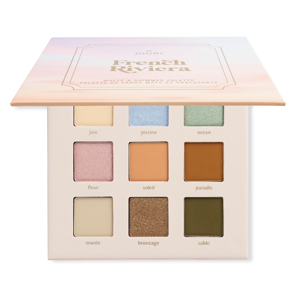 Jouer French Riviera Matte & Shimmer Eyeshadow Palette NEW IN BOX